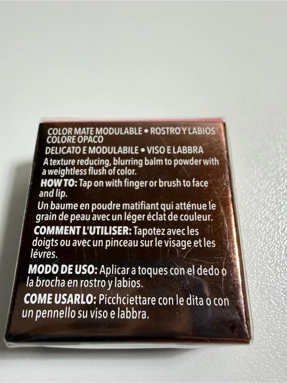 Danessa Myricks yummy skin blurring balm powder flushed in rose&brunch NEW mini